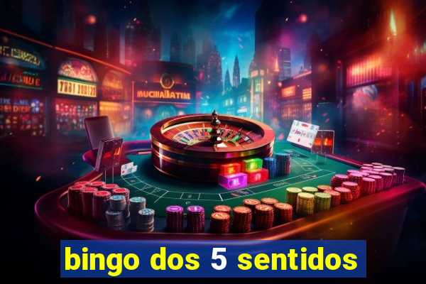 bingo dos 5 sentidos